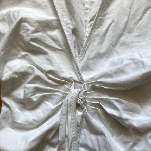 Zara collared front-tie shirt dress - Picture 4 of 7